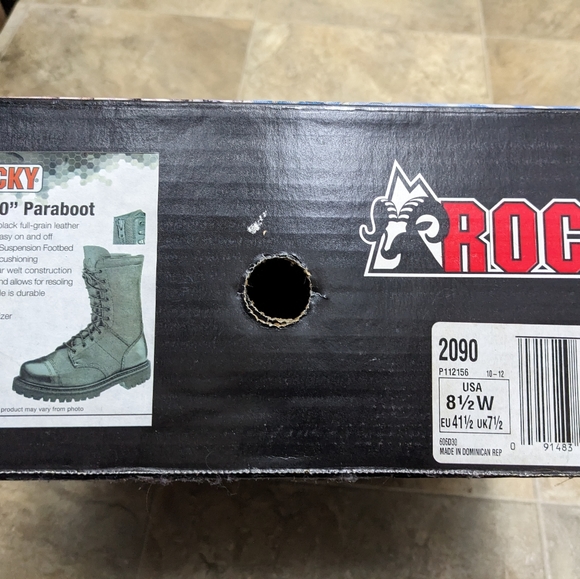 Rocky 2090 10" size zip boots (8.5 wide men's) - Picture 8 of 8